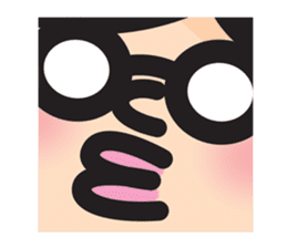 Woman of round shape sticker #412822