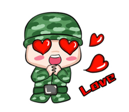 Army Love sticker #413022