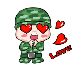 Army Love sticker #413022