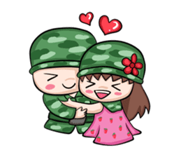 Army Love sticker #413049