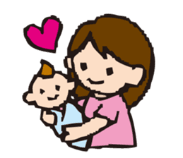 mama&baby nursing time sticker #413139