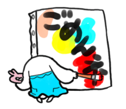 art diary of usamis sticker #414069