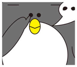 A penguin family's expression sticker #414178