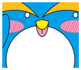 A penguin family's expression sticker #414179