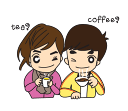 Cute Couple EP.1 Go&Nana sticker #414318