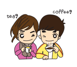 Cute Couple EP.1 Go&Nana sticker #414318