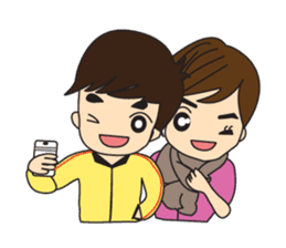 Cute Couple EP.1 Go&Nana sticker #414322