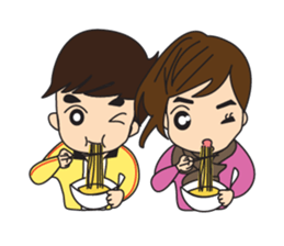 Cute Couple EP.1 Go&Nana sticker #414324