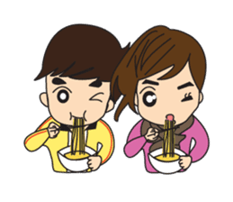 Cute Couple EP.1 Go&Nana sticker #414324