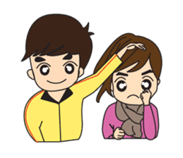 Cute Couple EP.1 Go&Nana sticker #414325
