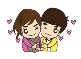 Cute Couple EP.1 Go&Nana sticker #414327