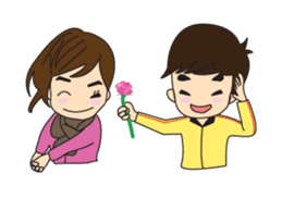 Cute Couple EP.1 Go&Nana sticker #414330
