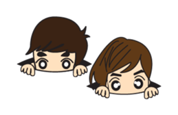 Cute Couple EP.1 Go&Nana sticker #414332