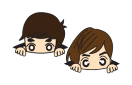 Cute Couple EP.1 Go&Nana sticker #414332