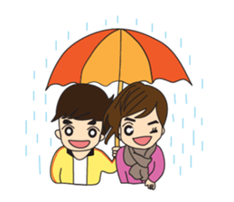 Cute Couple EP.1 Go&Nana sticker #414345