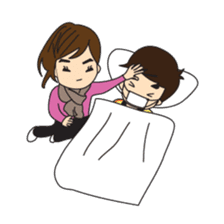 Cute Couple EP.1 Go&Nana sticker #414346