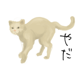 All right Cat stamp sticker #414358