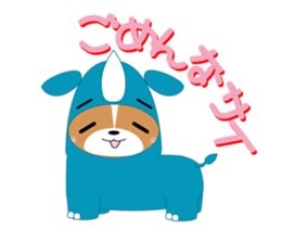 INARIKEN -corgi- JAPANESE DAJAREver. sticker #414398