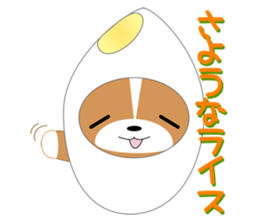 INARIKEN -corgi- JAPANESE DAJAREver. sticker #414400