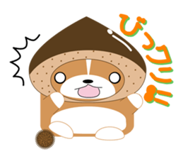 INARIKEN -corgi- JAPANESE DAJAREver. sticker #414404