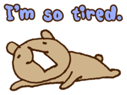 UGERO KUMA -English- sticker #414614