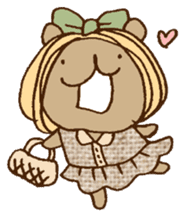 UGERO KUMA -English- sticker #414642