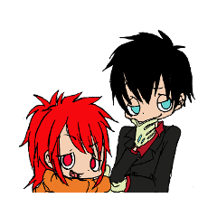 Wolf girl Nami and strongest partner.