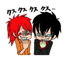 Wolf girl Nami and strongest partner. sticker #414695