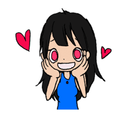 Wolf girl Nami and strongest partner. sticker #414701