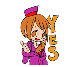 Wolf girl Nami and strongest partner. sticker #414703