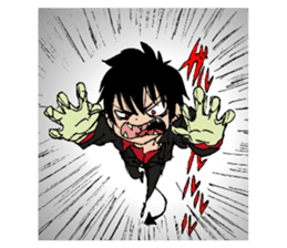 Wolf girl Nami and strongest partner. sticker #414722