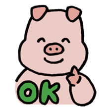 A Happy Pig sticker #414774