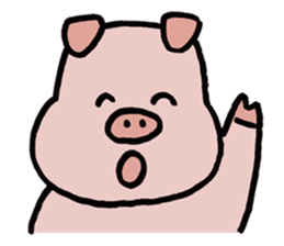 A Happy Pig sticker #414777