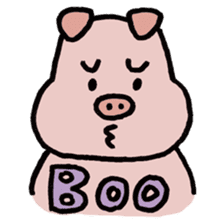 A Happy Pig sticker #414779