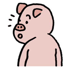 A Happy Pig sticker #414783