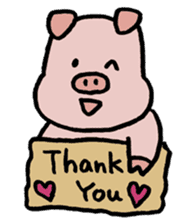A Happy Pig sticker #414795