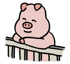 A Happy Pig sticker #414804