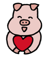 A Happy Pig sticker #414808
