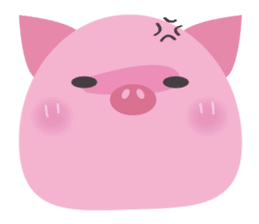 Cute Pig 2 sticker #415531