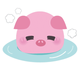 Cute Pig 2 sticker #415535
