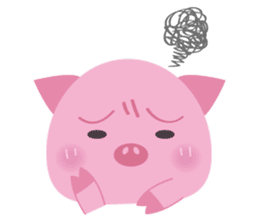 Cute Pig 2 sticker #415543
