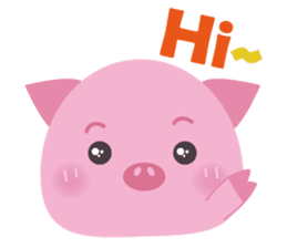 Cute Pig 2 sticker #415546