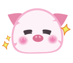 Cute Pig 2 sticker #415553