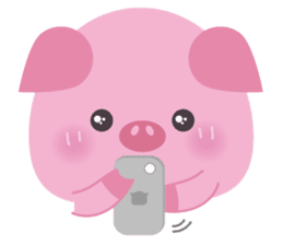 Cute Pig 2 sticker #415566