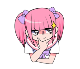 menhera chan kawaii surprise | Sticker