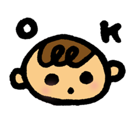 Daily conversation of her baby sticker #416093