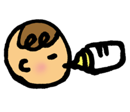 Daily conversation of her baby sticker #416094