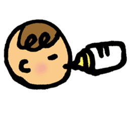 Daily conversation of her baby sticker #416094