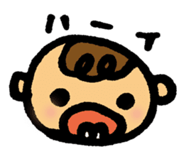 Daily conversation of her baby sticker #416095