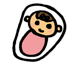 Daily conversation of her baby sticker #416104